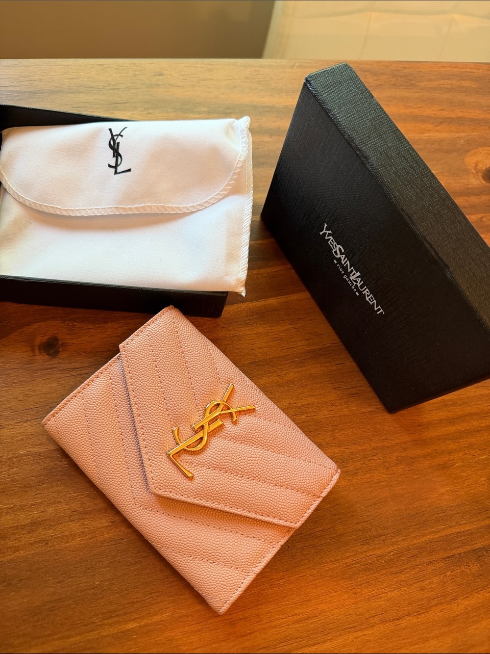 Designer inspired pink wallet